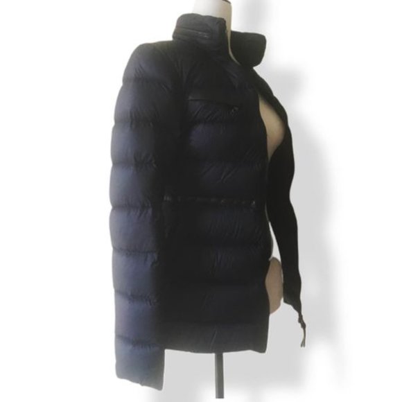 Navy Mackage Down Puffer Parka, with hidden hood - Picture 2 of 6